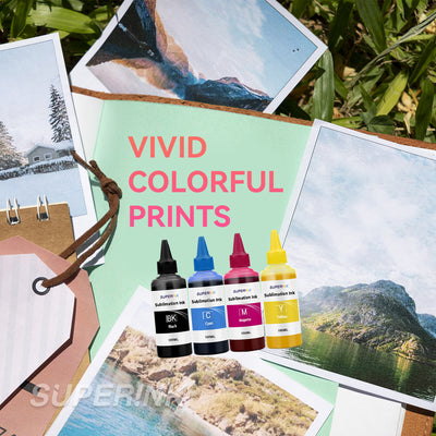 Sublimation Ink Combo for Epson 4x100ml By Superink