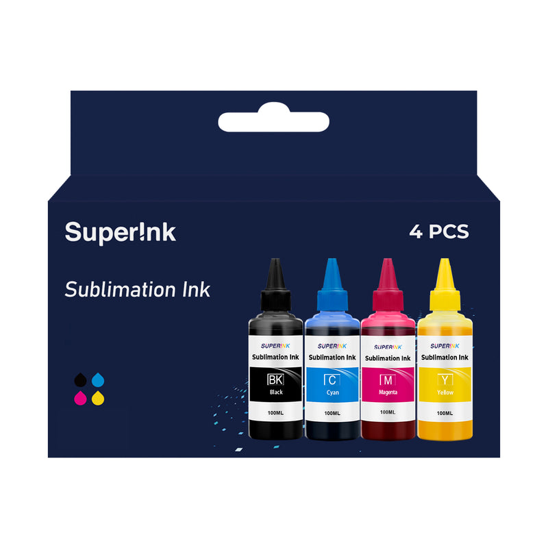 Sup Ink Sublimation Ink Combo for 4x100ml - Superink.ca