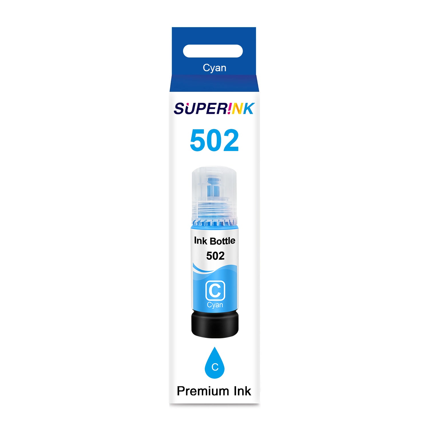 T502220-S (502) Ink, 6,000 Page-Yield, Cyan