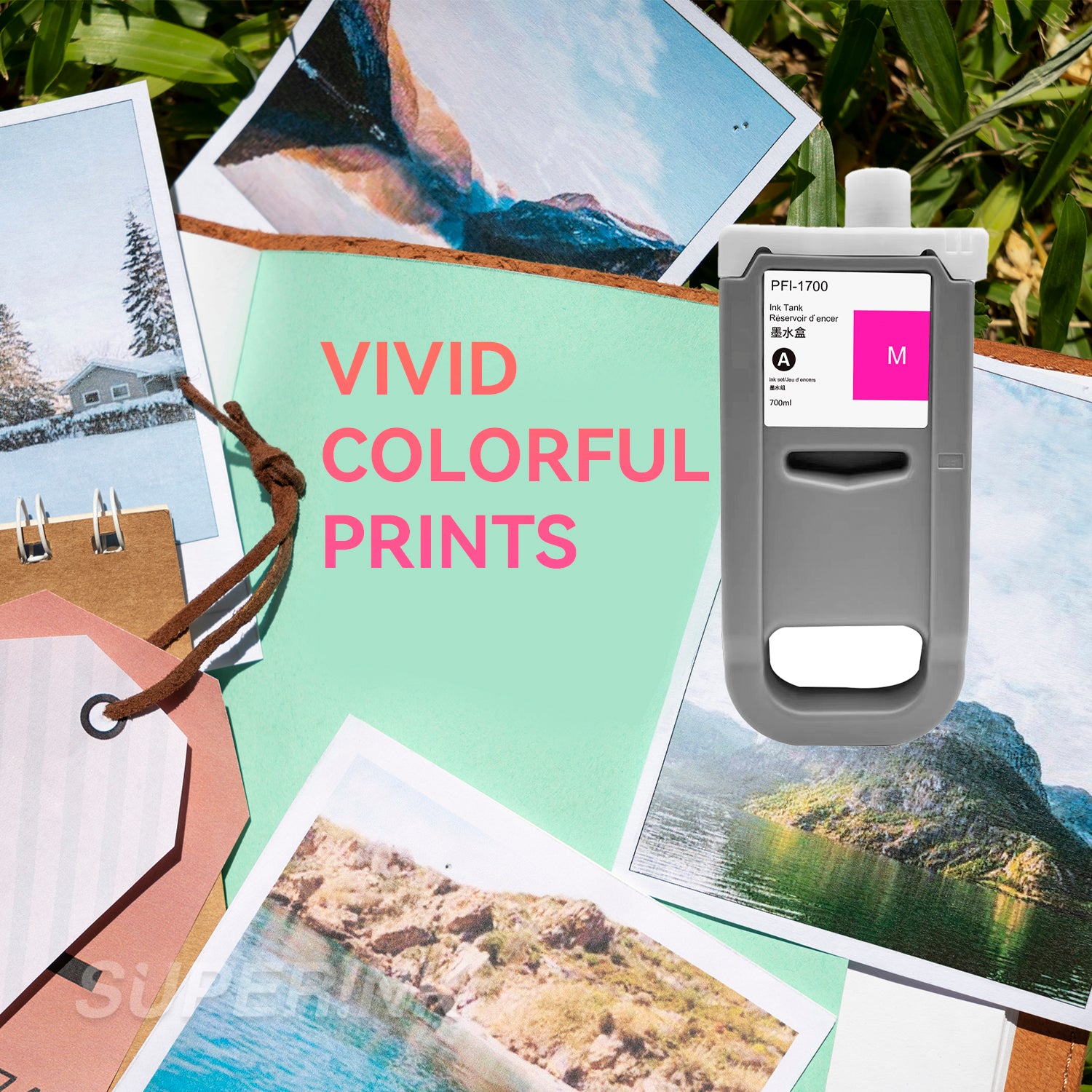 Compatible Canon PFI-1700 Magenta Ink Cartridge By Superink