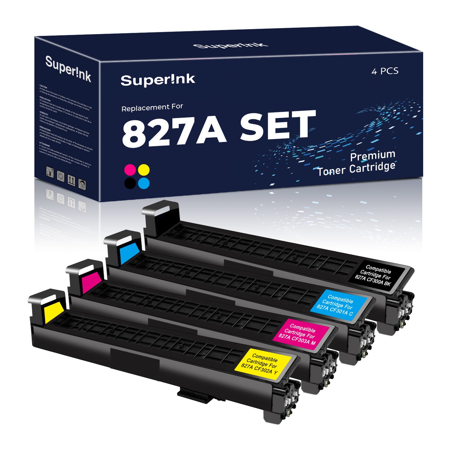 Cartouche de toner compatible HP 827A Set par Superink