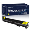 Cartouche de toner jaune HP CF302A / HP 827A compatible par Superink