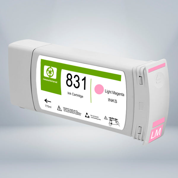 Compatible HP 831A (CZ687A) 775ml Light Magenta Ink Cartridge - Superink.ca