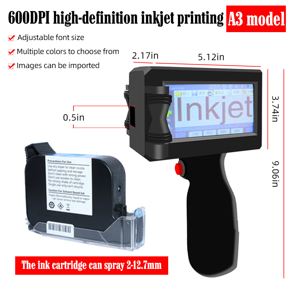 Handheld Printer Printer 12.7mm Print Height by Superink