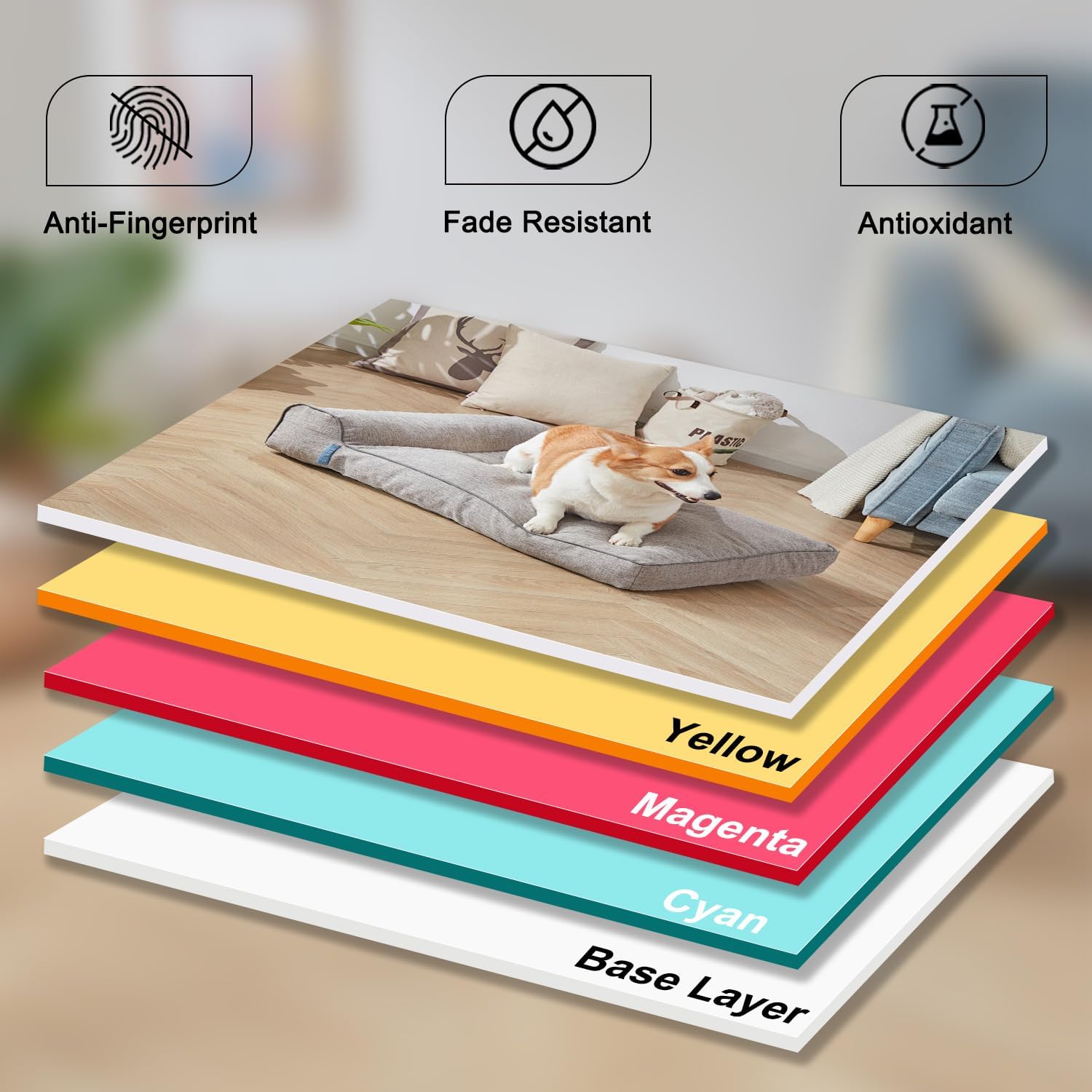 Compatible Amber M100/M200 4x6" Photo Printer Ink & 80 Sheets Paper