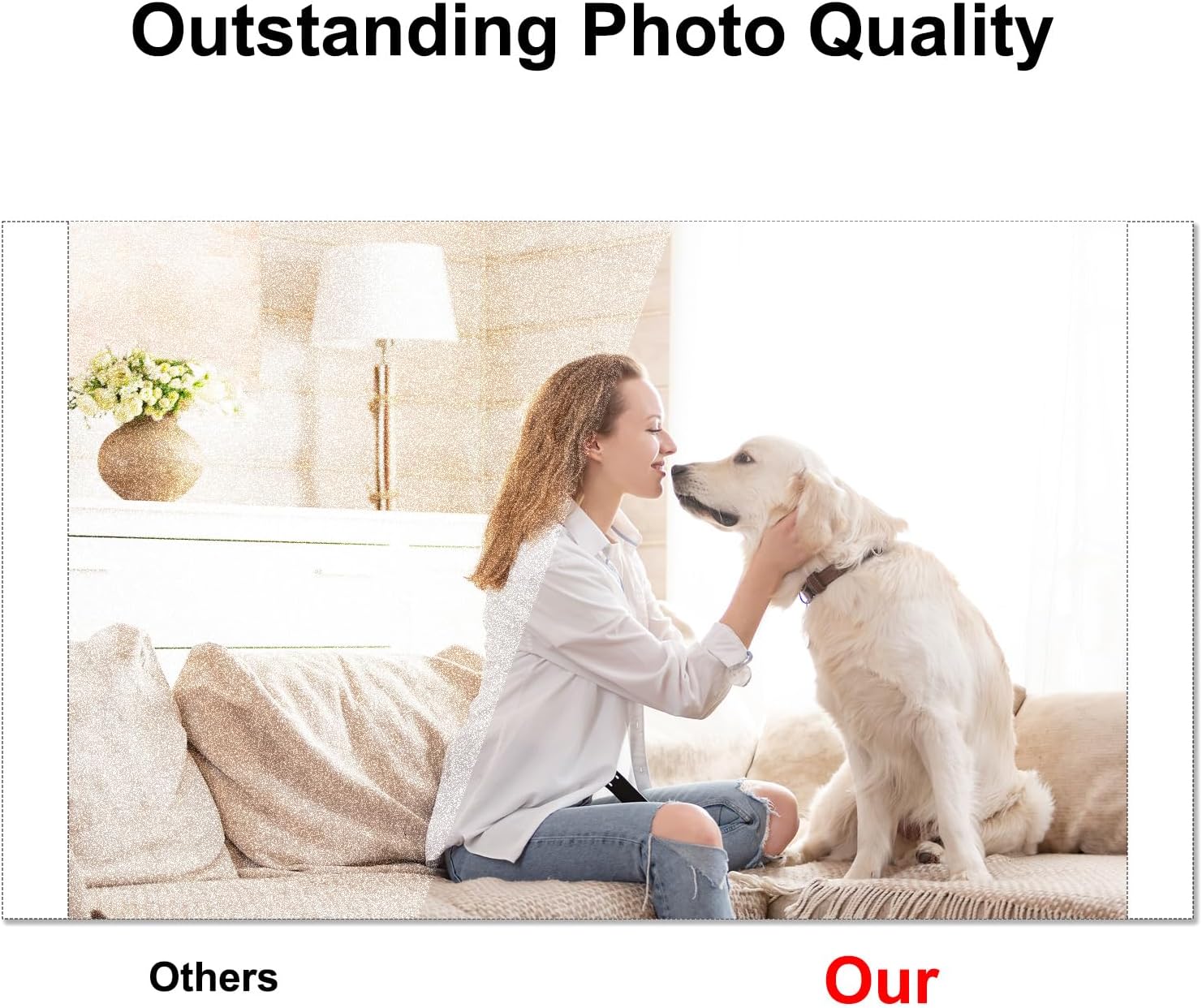 Compatible Amber M100/M200 4x6" Photo Printer Ink & 80 Sheets Paper