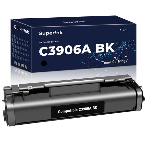 Compatible HP 06A (C3906A) Black Toner Cartridge By Superink - Superink.ca