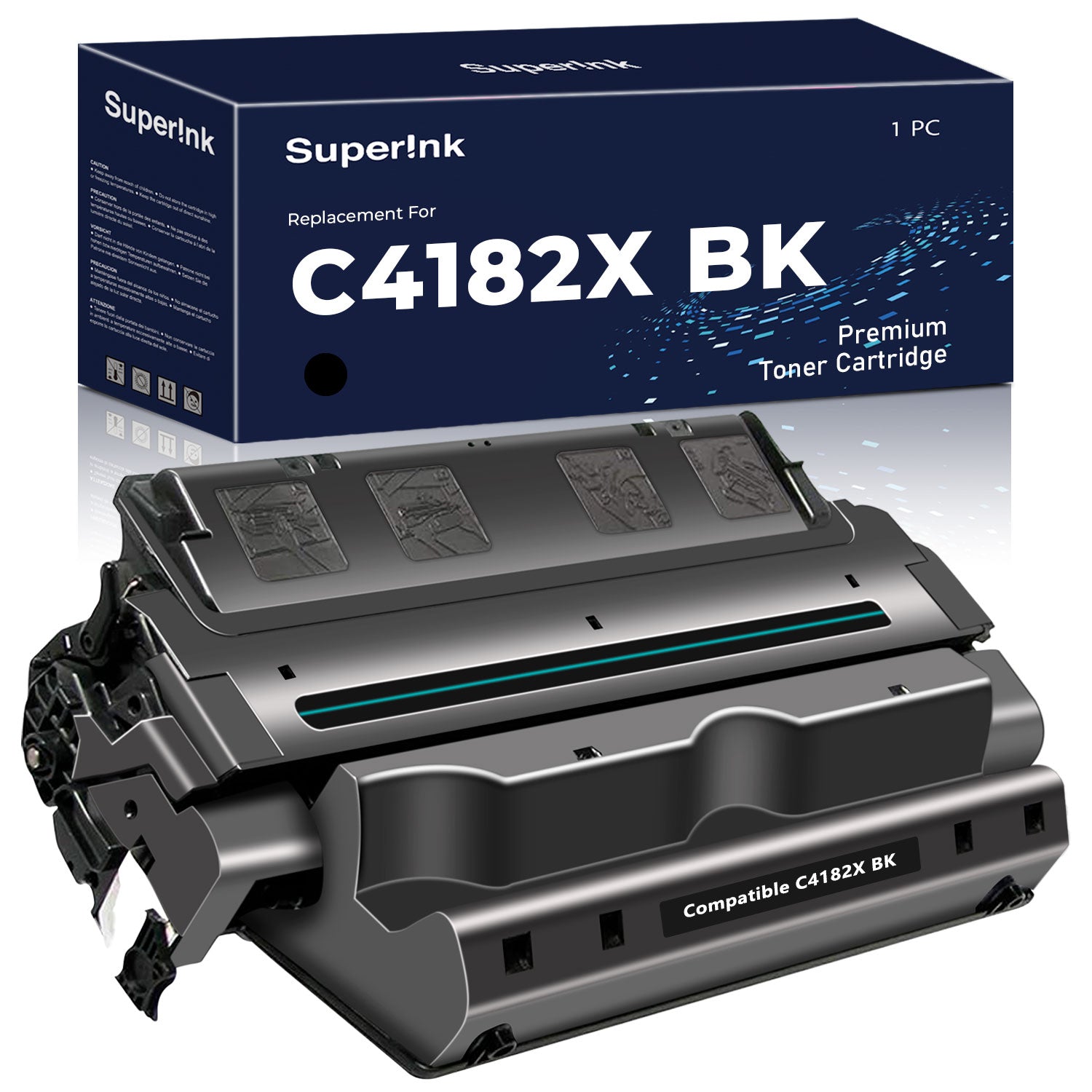 Cartouche de toner noir HP 82X (C4182X) compatible par Superink