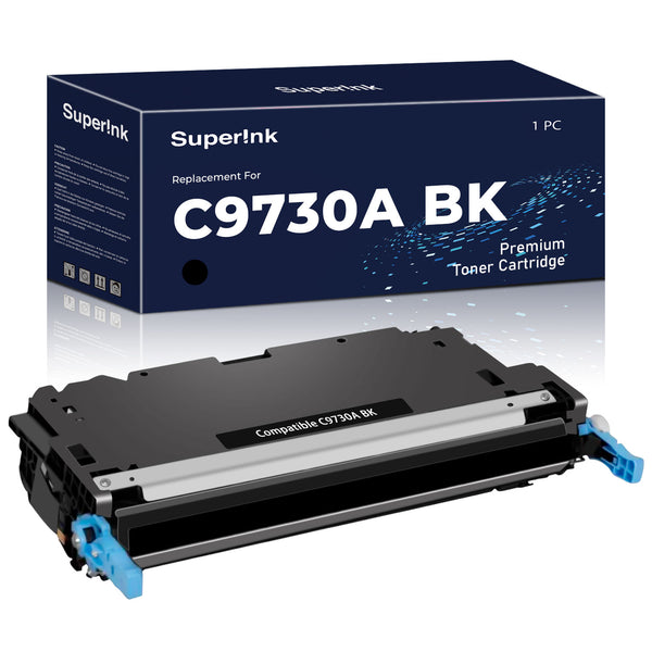 Compatible HP C9730A Black Toner Cartridge (HP645A) By Superink ...