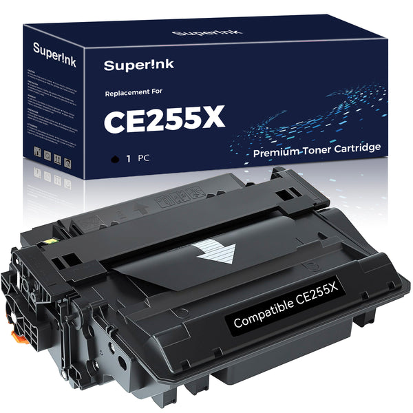 Compatible HP CE255X (HP 55X) Toner Cartridge Black By Superink ...