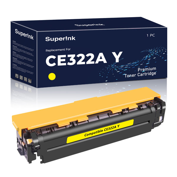 Compatible HP 128A / CE322A Yellow Toner Cartridge By Superink ...