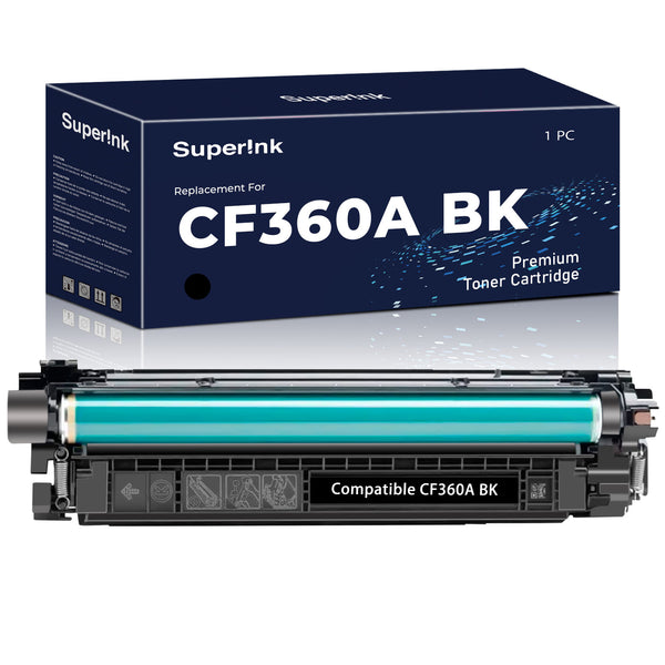Compatible HP CF360A (HP 508A) Toner Cartridge Black - Superink.ca
