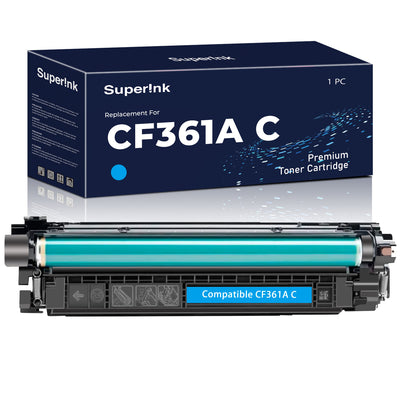Cartouche de toner HP CF361A (508A) compatible Cyan By Superink