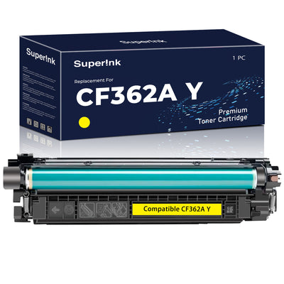Cartouche de toner HP CF362A (508A) compatible jaune par Superink