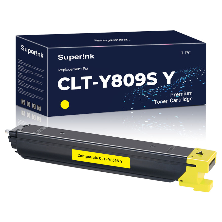 Compatible Samsung CLT-Y809S Yellow Toner Cartridge By Superink