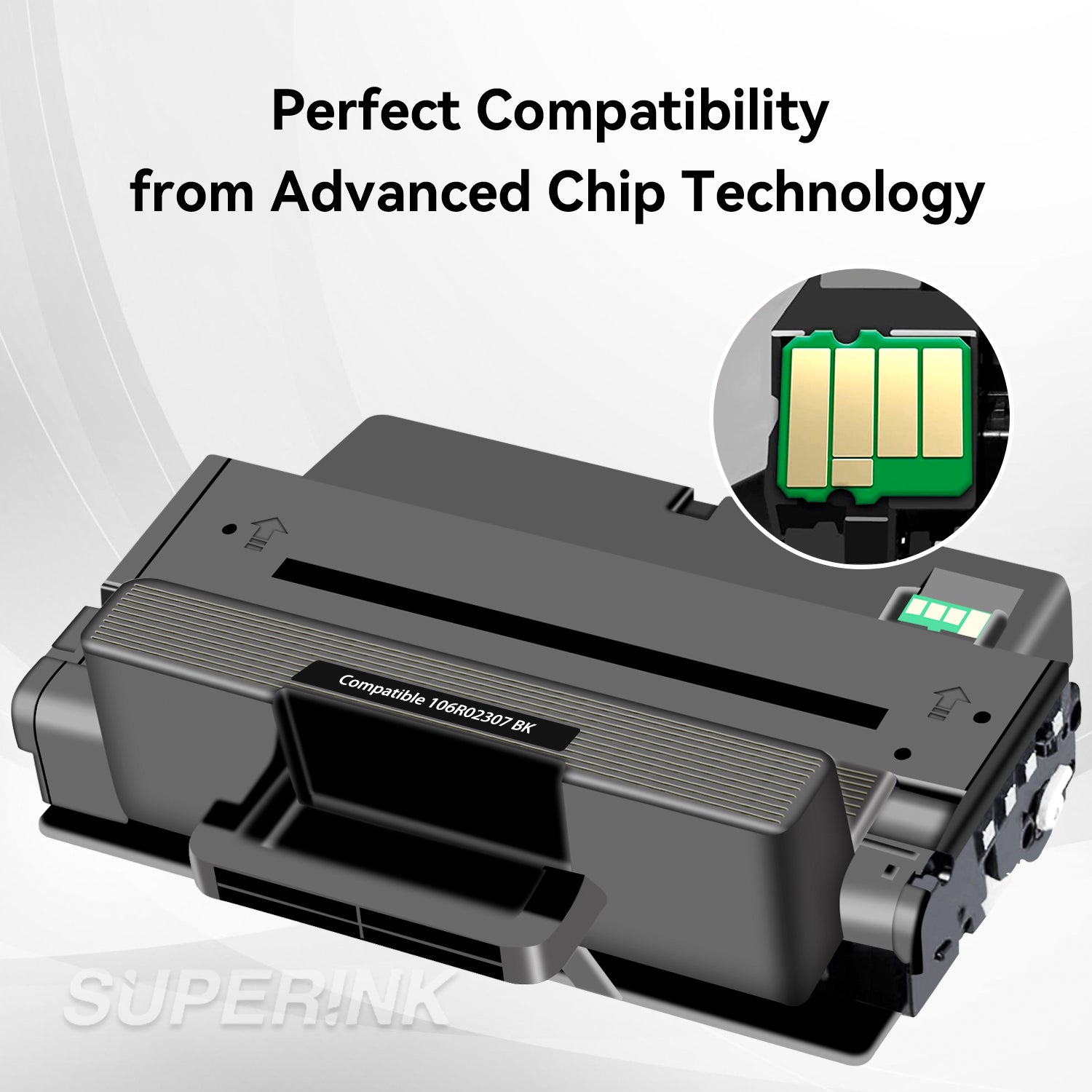 Compatible Xerox 3320 Black Toner Cartridge (106R02307) By Superink