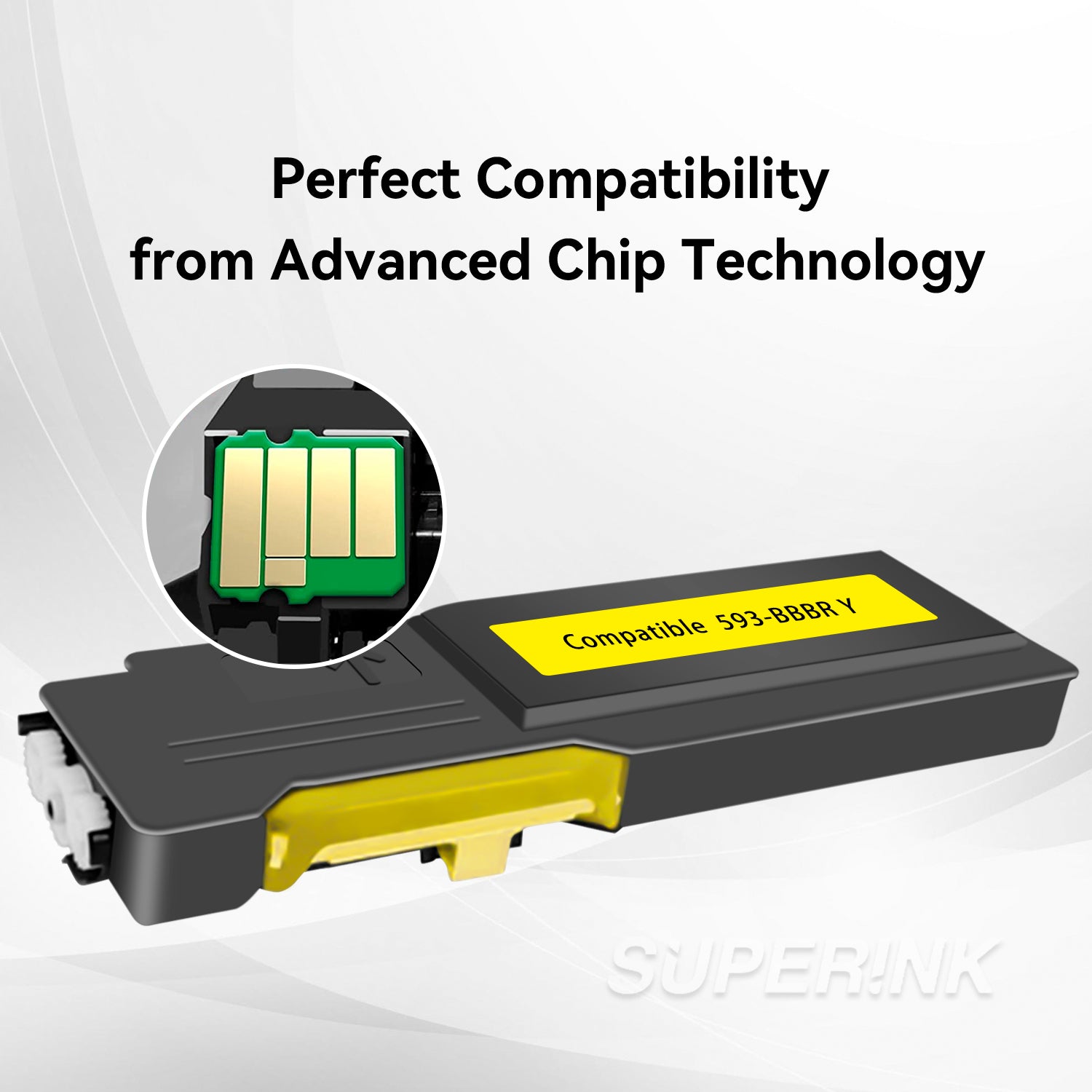 Compatible Dell C2660dn / C2665dn Yellow Toner 593-BBBR By Superink