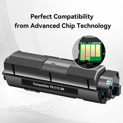 Compatible Kyocera TK1172 Black toner cartridge By Superink