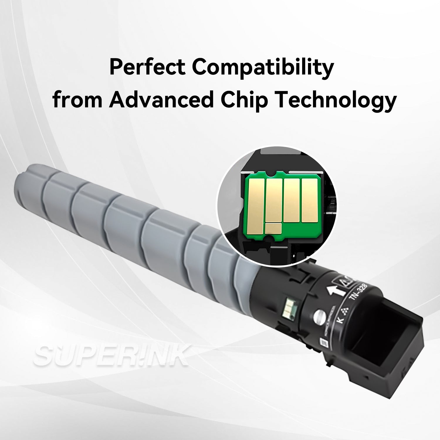 Compatible Konica Minolta TN-328K Black Toner Cartridge by Superink