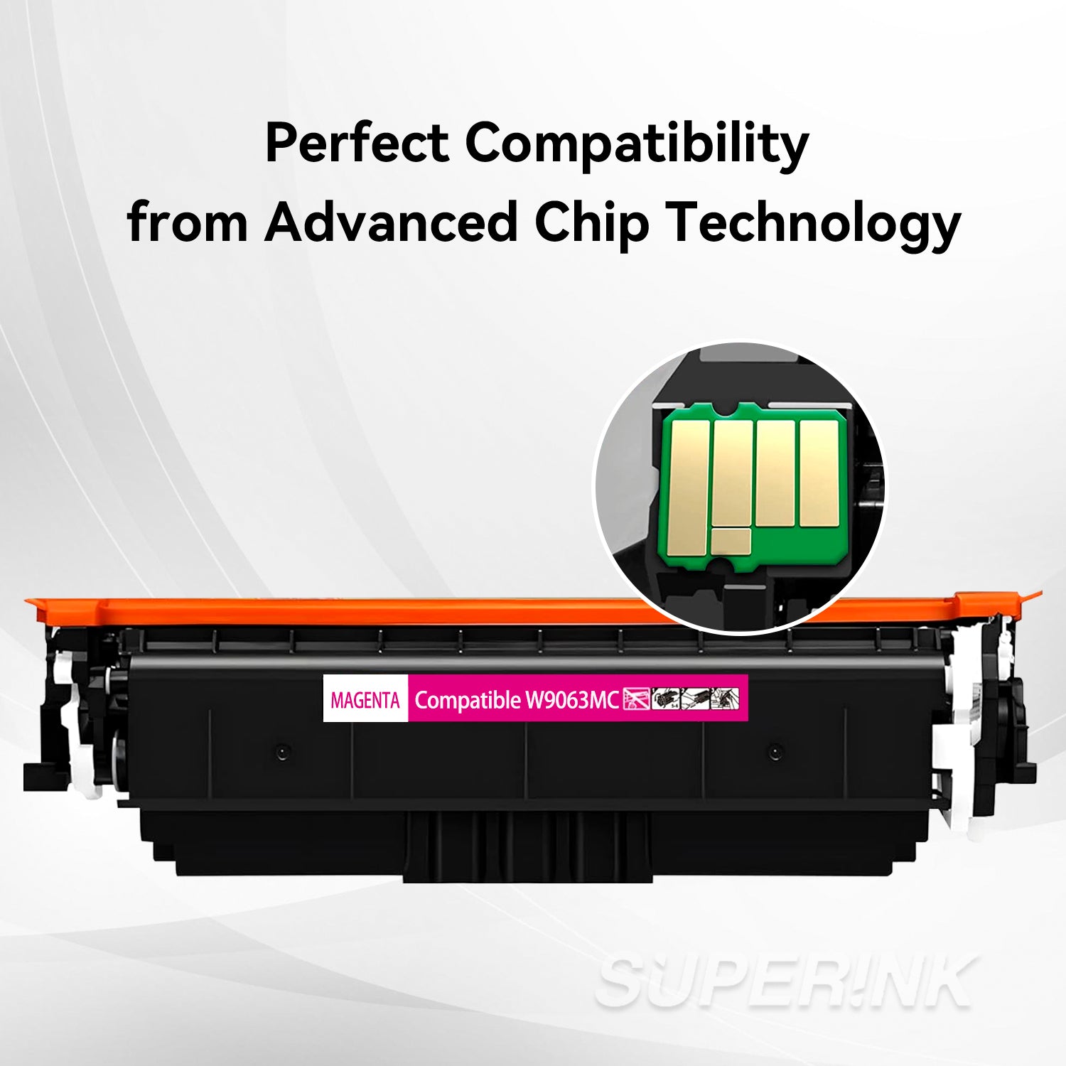 Compatible HP W9063MC Magenta Toner Cartridge