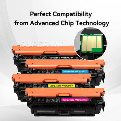 Compatible HP W9240MC W9241MC W9242MC W9243MC Toner Cartridge Set