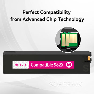 Compatible HP 982X T0B28A Magenta High Yield Inkjet Cartridge