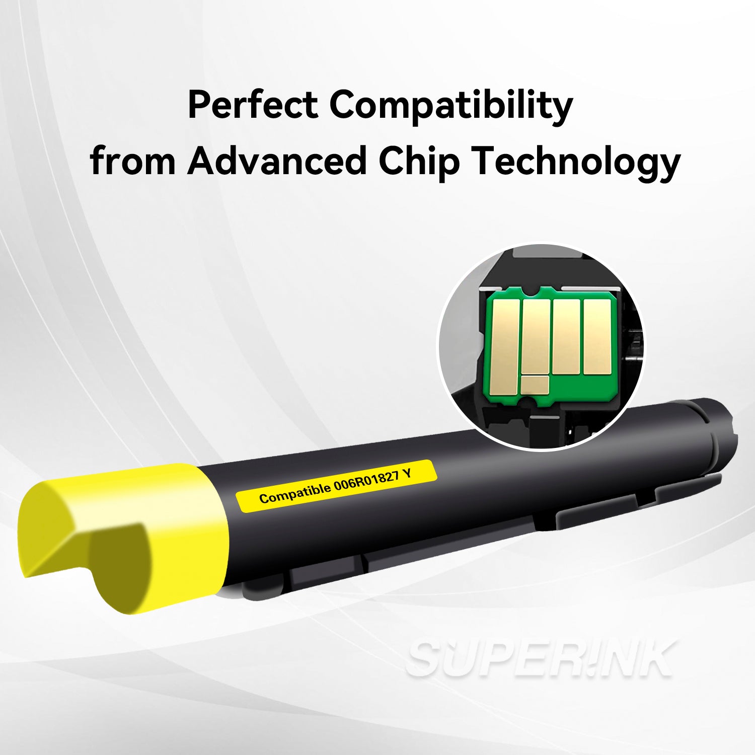 Compatible Xerox 006R01827 Yellow Toner Extra High Yield By Superink