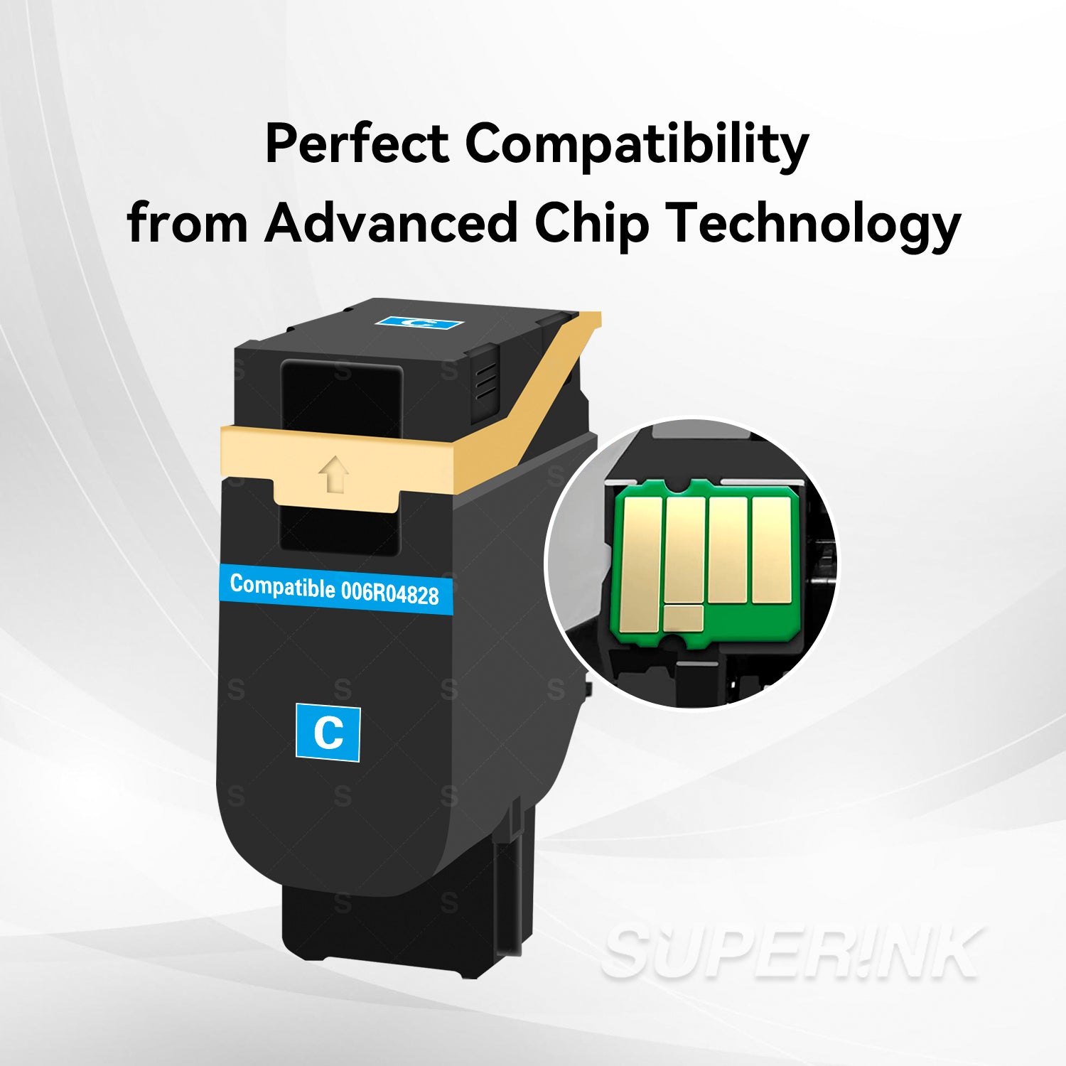 Compatible Xerox 006R04828 Cyan High Yield Toner Cartridge