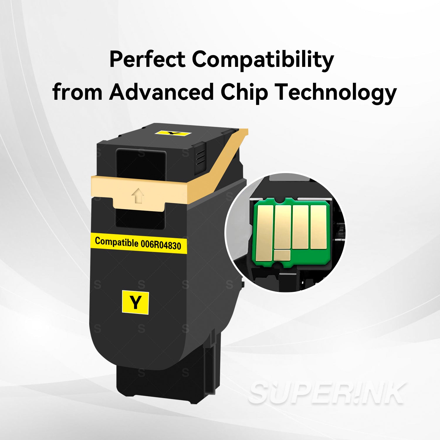 Compatible Xerox 006R04830 Yellow High Yield Toner Cartridge