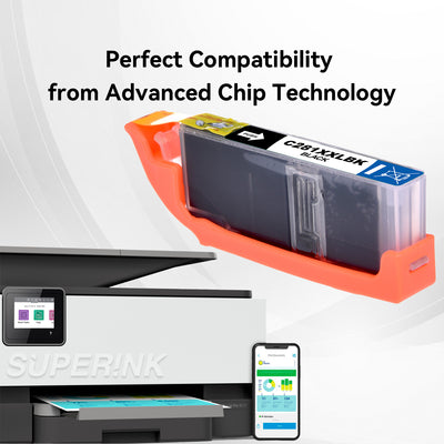 Compatible Canon CLI-281XXL (1983C001) Black Inkjet by Superink