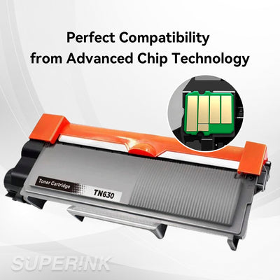 Compatible Brother TN630 Toner Cartridge Black by Superink