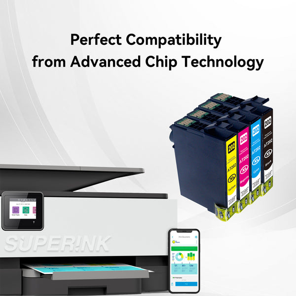 Think Ink Compatible Compatible T202XL T202 Ink Combo BK/C/M/Y - Superink.ca