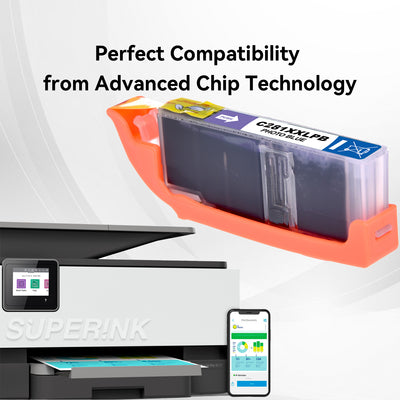 Compatible Canon CLI-281XXL (1984C001) Inkjet Photo Blue by Superink