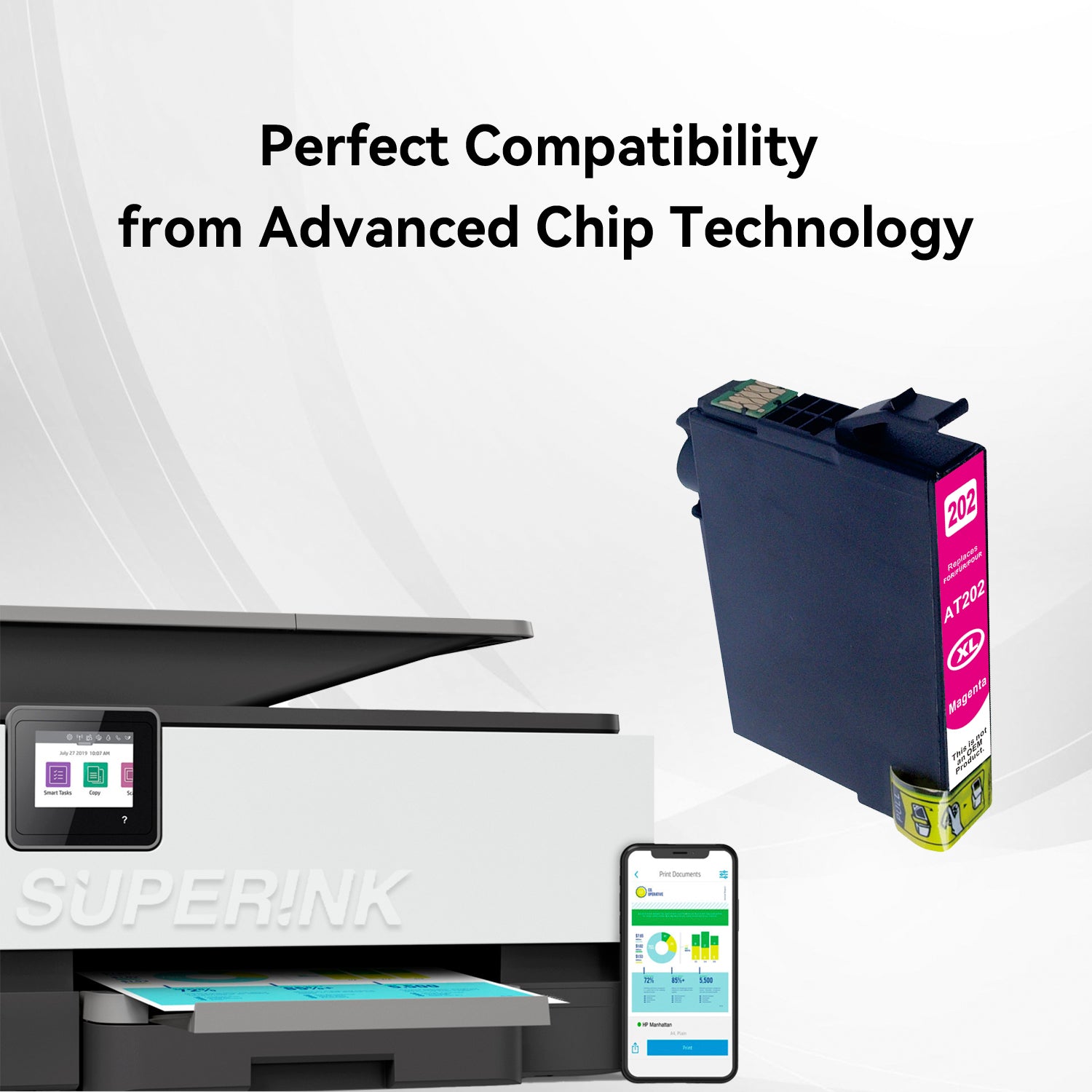 Compatible Epson T202XL Magenta Ink Cartridge (T202XL320) By Superink