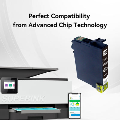 Compatible Epson T202XL Black Inkjet Cartridge (T202XL120) By Superink