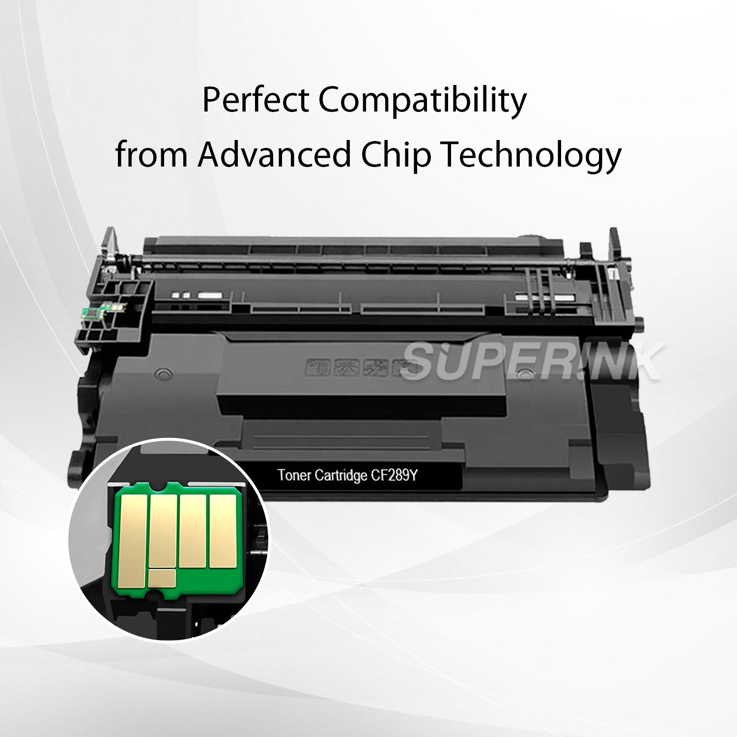 Compatible HP CF289Y Black Toner Cartridge With NEW Chip by Superink