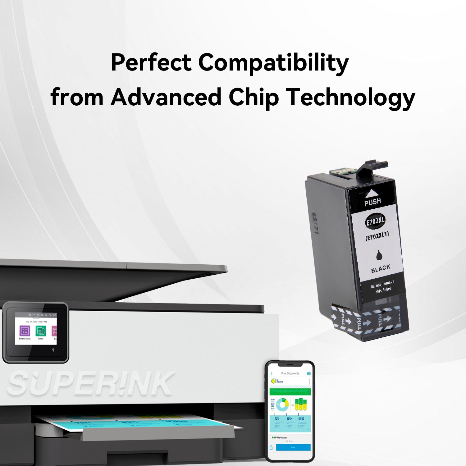 Compatible Epson T702XL120 Black Ink Cartridge