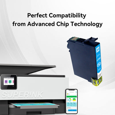 Compatible Epson T202XL Cyan Inkjet Cartridge (T202XL220) By Superink