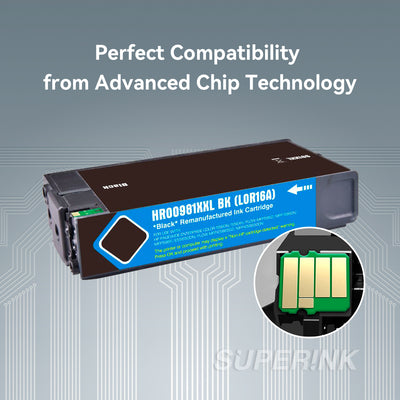 Compatible HP 981Y L0R16A Black Ink Cartridge (PageWide) By Superink