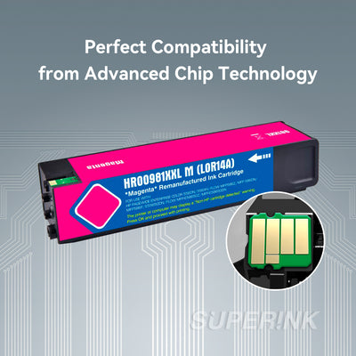 Compatible HP 981Y L0R14A Magenta Ink Cartridge (PageWide) By Superink