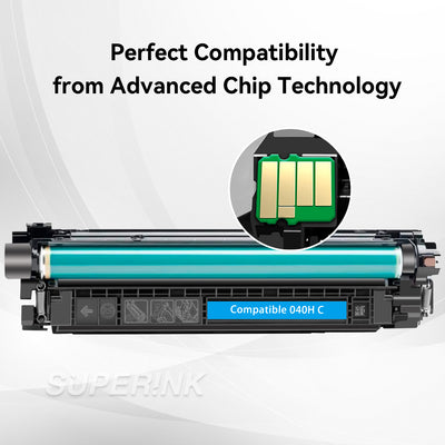 Compatible Canon 040H (0459C001) Cyan Toner Cartridge by Superink