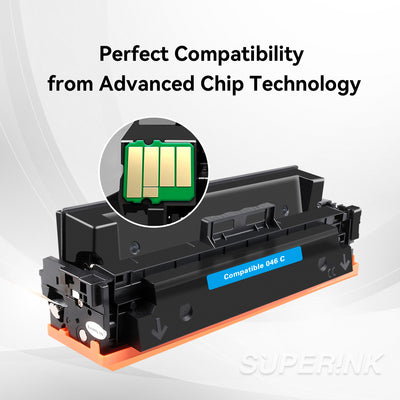 Compatible Canon 046 (1249C001) Cyan Toner Cartridge By Superink
