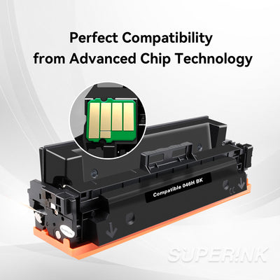 Compatible Canon 046H (1254C001) Black Toner Cartridge By Superink