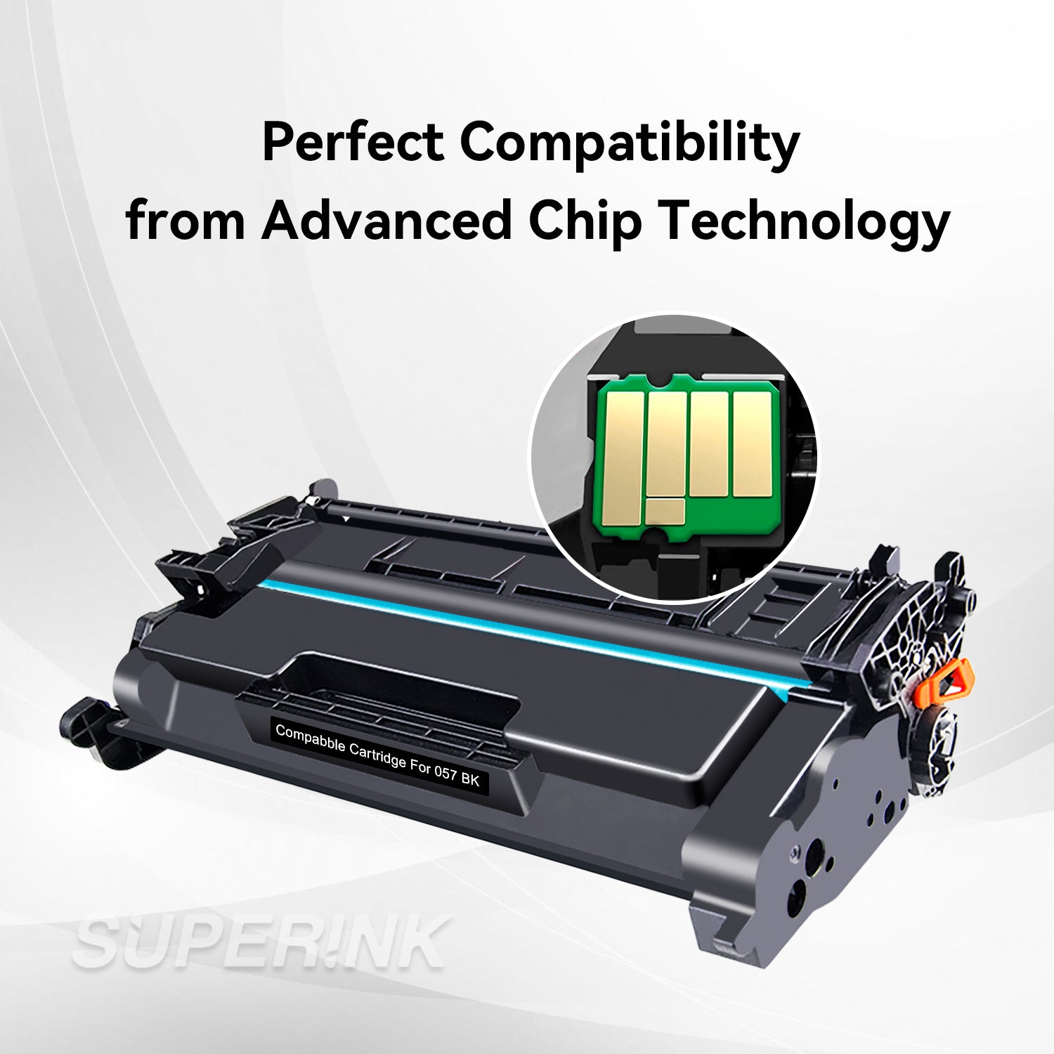 Compatible Canon 057 Black Toner Cartridge (With chip) by Superink