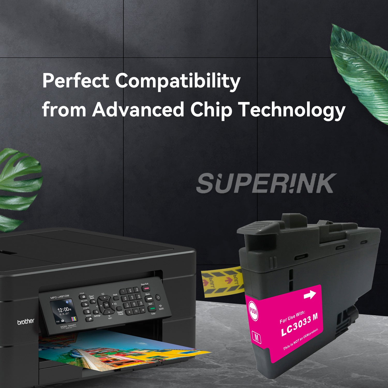 Compatible Brother LC3033XXL Magenta Ink Cartridge by Superink