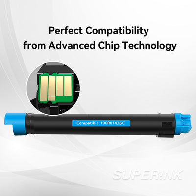Compatible Xerox 106R01436 Cyan Toner Cartridge High Yield