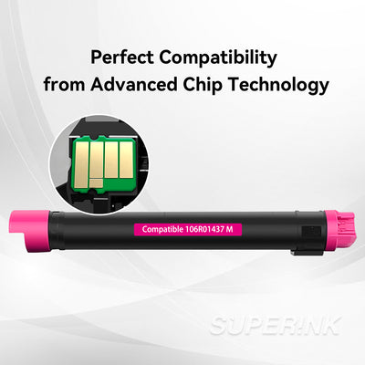 Compatible Xerox 106R01437 Magenta Toner Cartridge High Yield