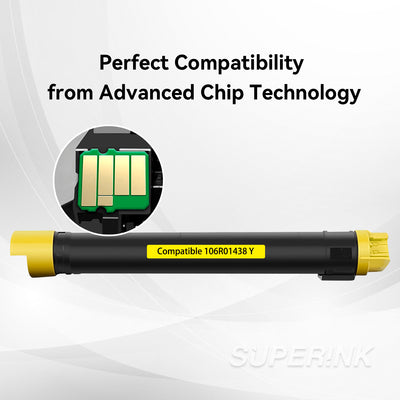 Compatible Xerox 106R01438 Yellow Toner Cartridge High Yield