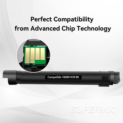 Compatible Xerox 106R01439 Black Toner Cartridge High Yield