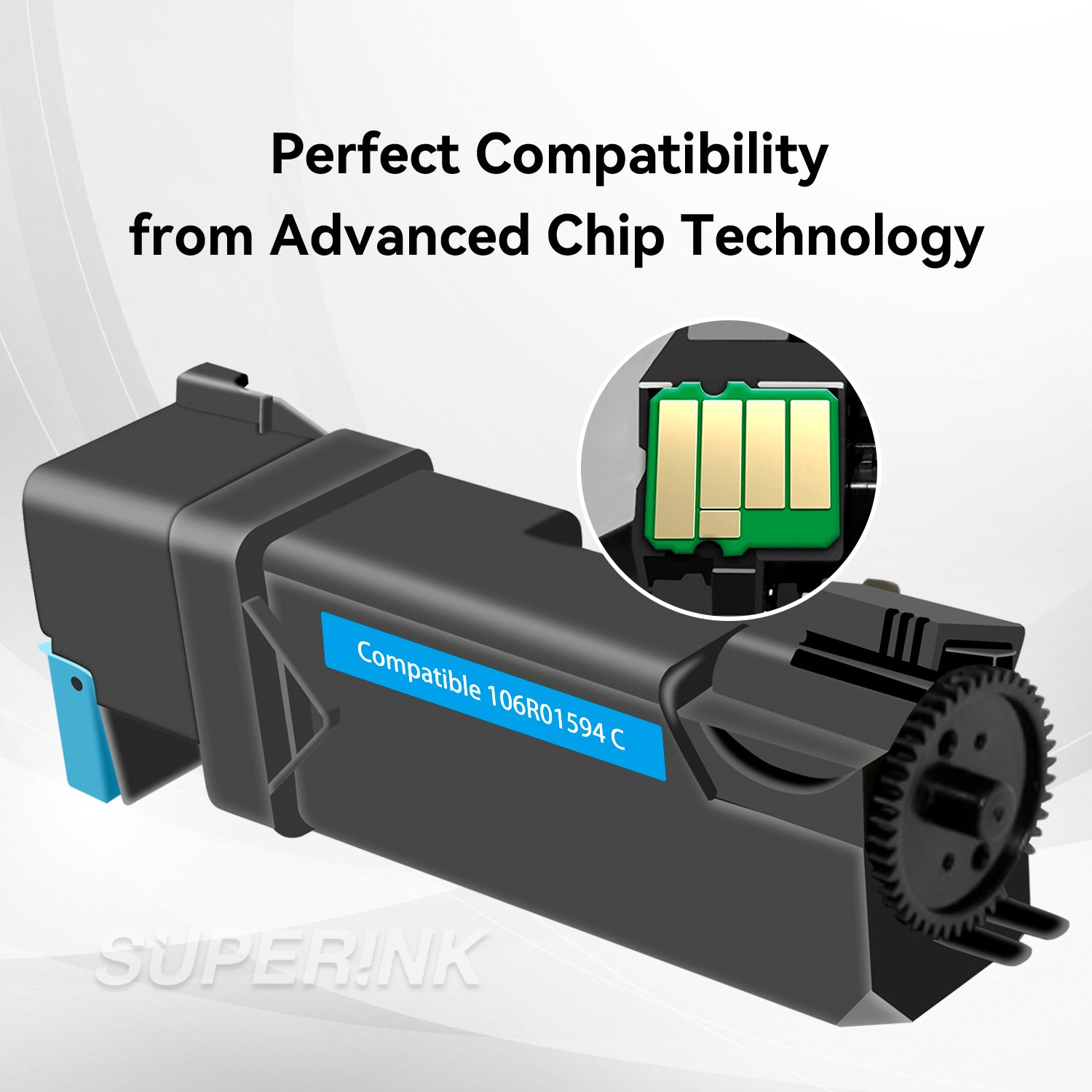 Compatible Xerox 6500/6505 Cyan Toner Cartridge High Yield 106R01594 By Superink